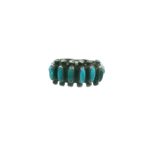 Sterling Silver Navajo Turquoise Ring