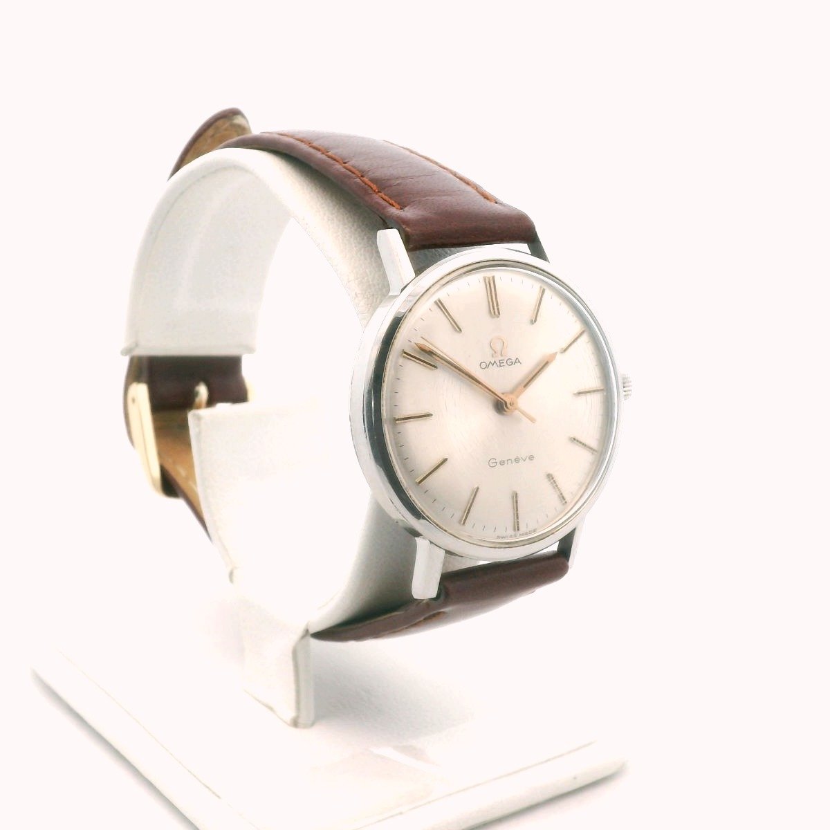 Vintage Omega Stainless Steel Geneve Manual Wind Watch
