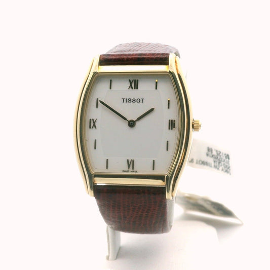 Vintage Tissot T71.2.605.15 14K Yellow Gold Quartz Watch