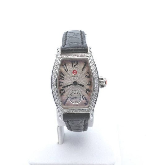 Estate $700 Michele Diamond Coquette Quartz Watch