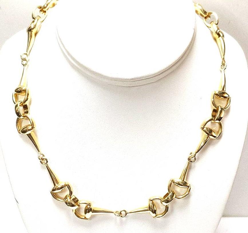 Roberto Coin 18K Yellow Gold Stirrup Necklace & Earrings Set