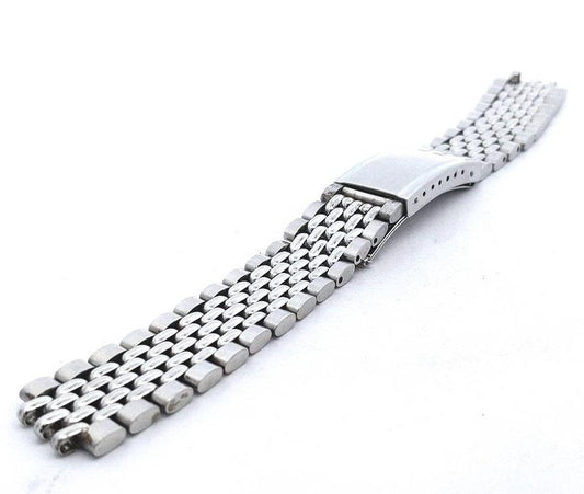 Omega 1502 Stainless Steel Beads of Rice Bracelet