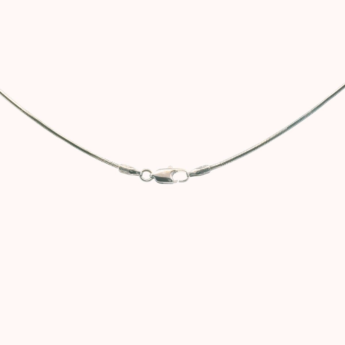 14K White Gold Invisible Set Diamond Cross Necklace