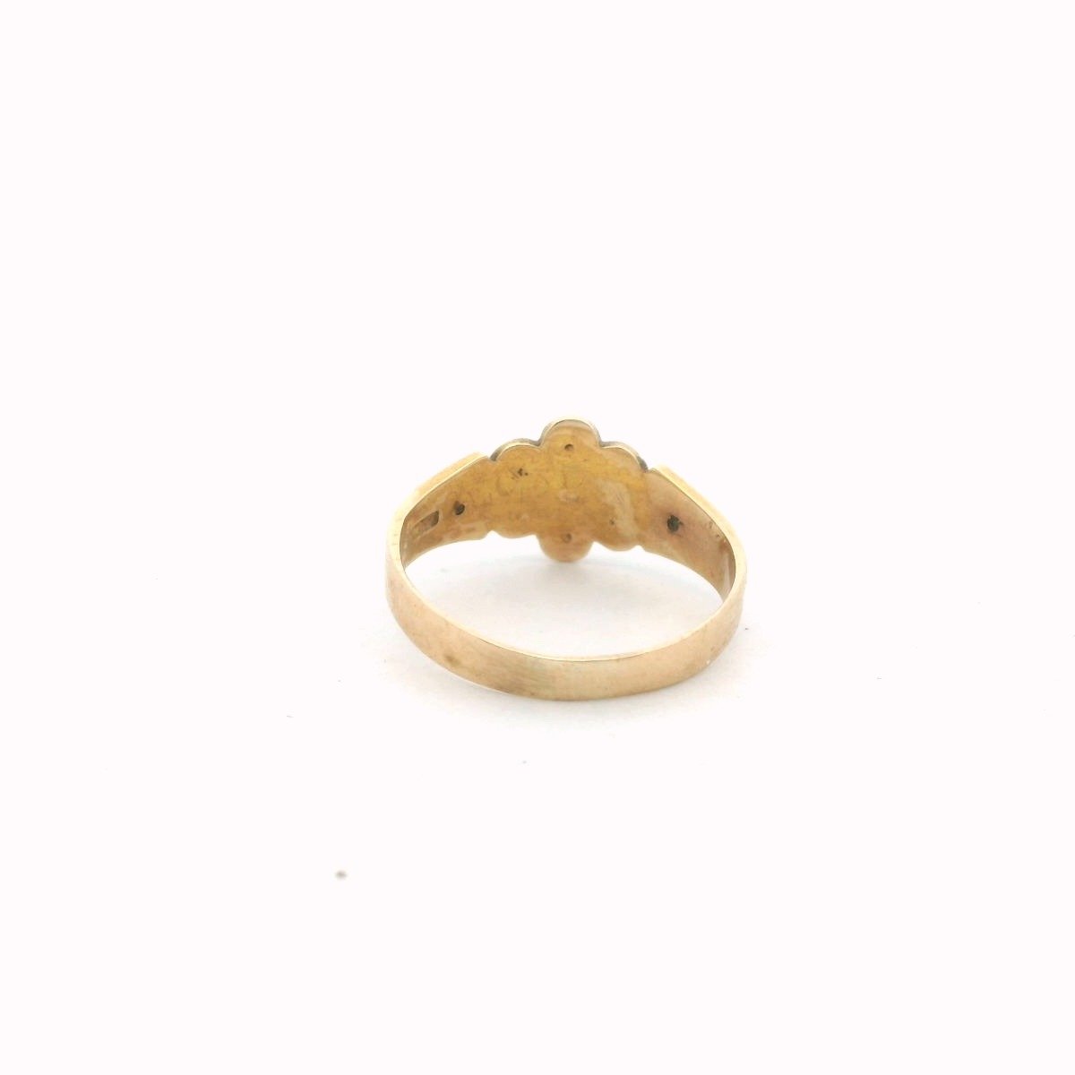 Antique Victorian 18K Yellow Gold Pearl Ring