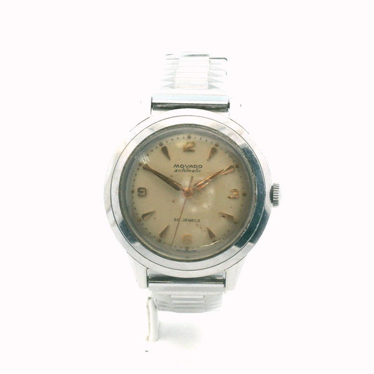 Vintage 1950s Movado Stainless Steel Automatic Watch