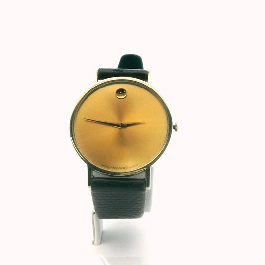 Movado 14K Yellow Gold Museum Quartz Watch