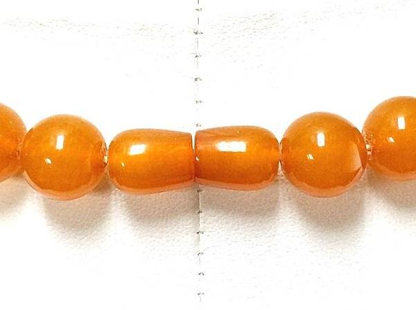 Antique Butterscotch Bakelite Bead Necklace