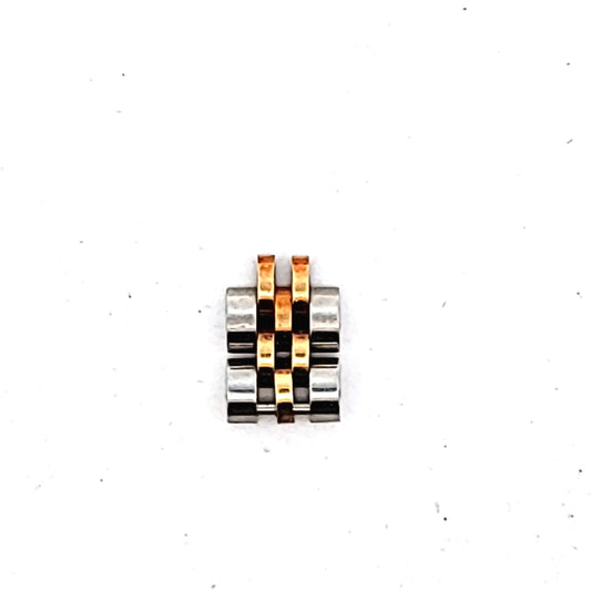 Two Rolex 18K Gold & Stainless Steel Ladies Jubilee 10mm Watch Links