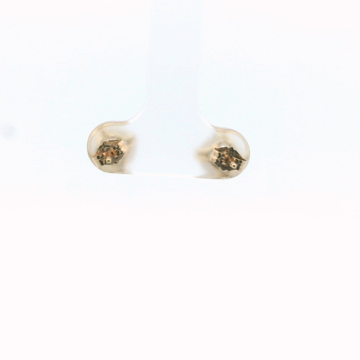 14K Yellow Gold Opal Earrings