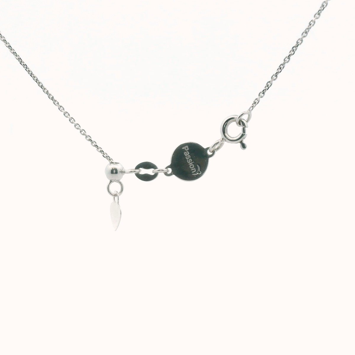 Passion 18K White Gold Diamond & Sapphire Necklace