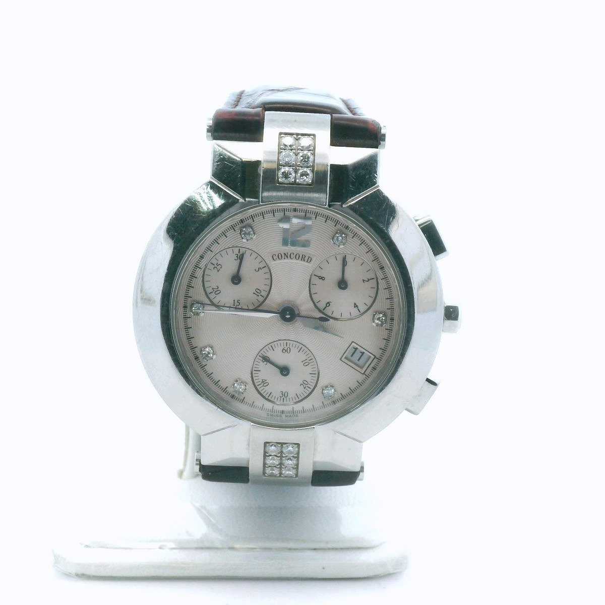 Concord Stainless Steel La Soala Diamond Quartz Watch
