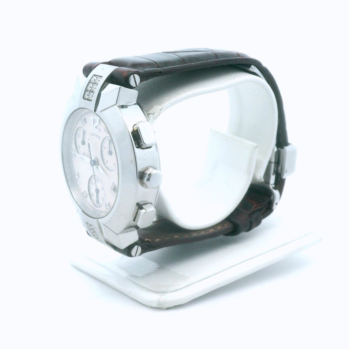 Concord Stainless Steel La Soala Diamond Quartz Watch