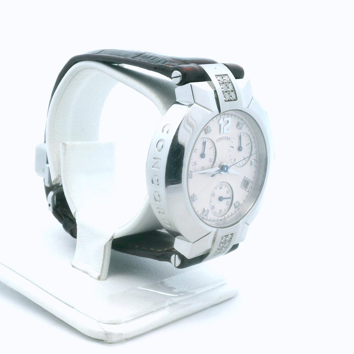 Concord Stainless Steel La Soala Diamond Quartz Watch