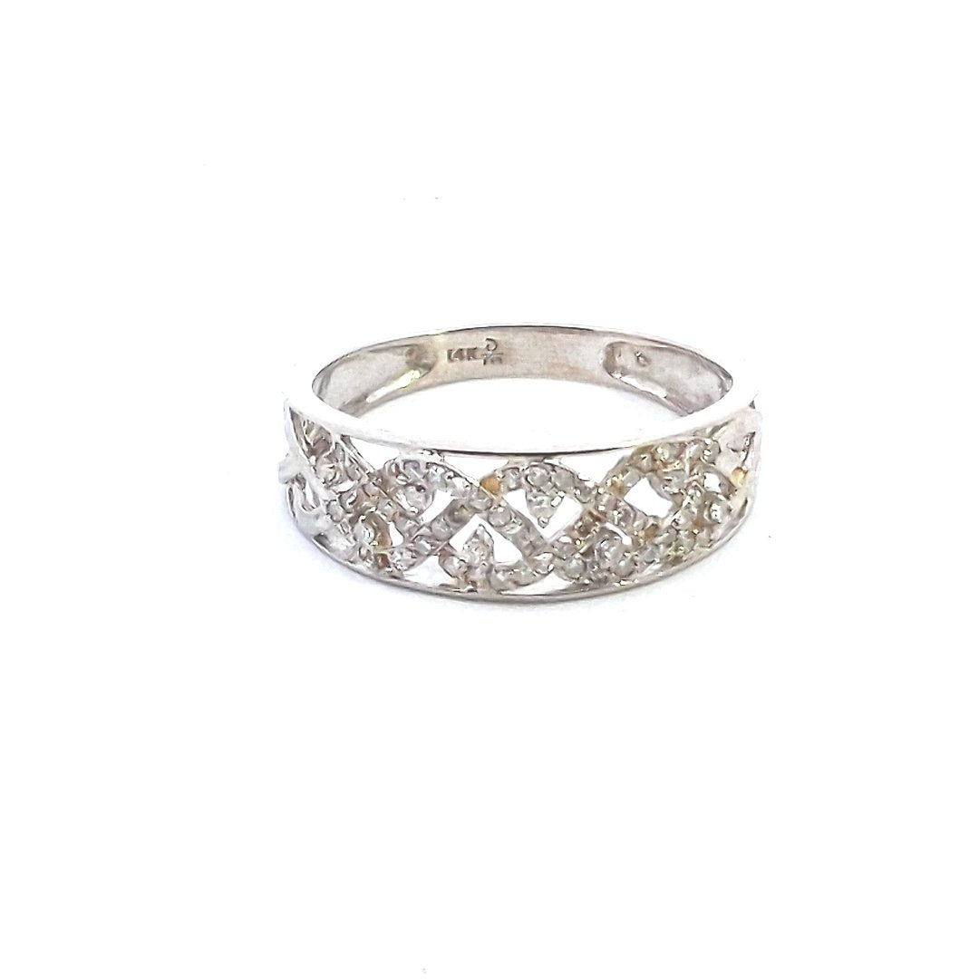 Estate $400 Woven Diamond Braided Design Band