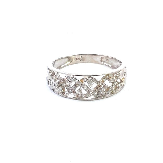 Estate $400 Woven Diamond Braided Design Band