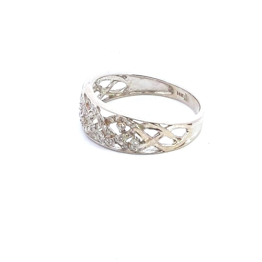 Estate $400 Woven Diamond Braided Design Band