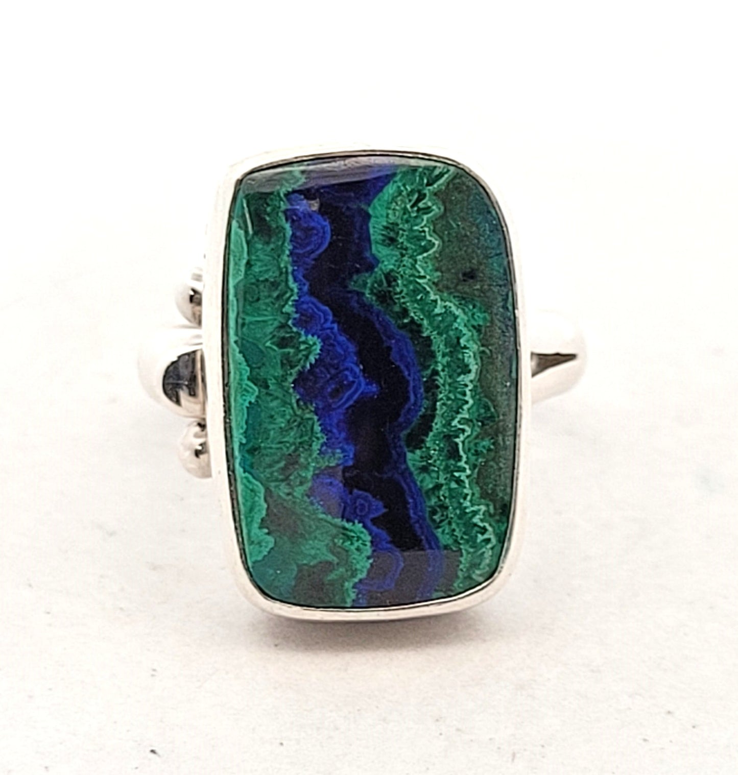Sajen Sterling Silver Azure Malachite Ring