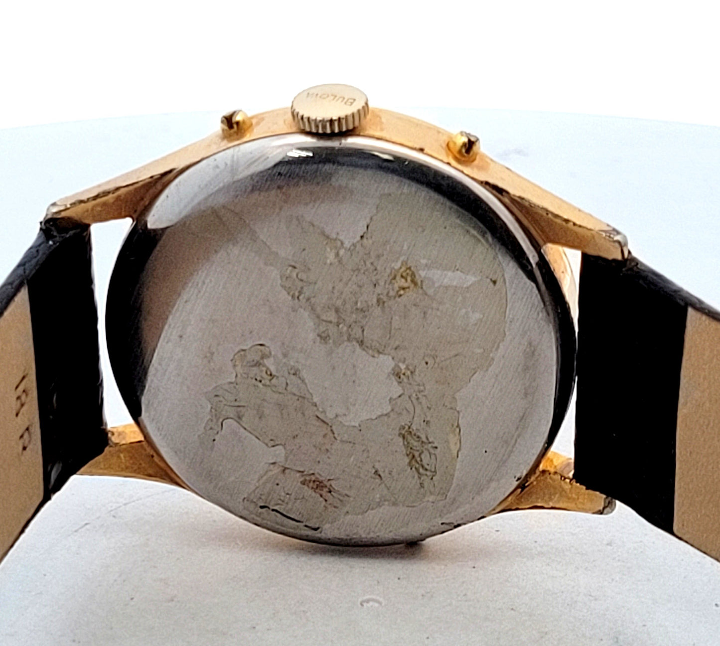 Wakmann Triple Calendar Gold Plated Stainless Steel Manual Wind Watch