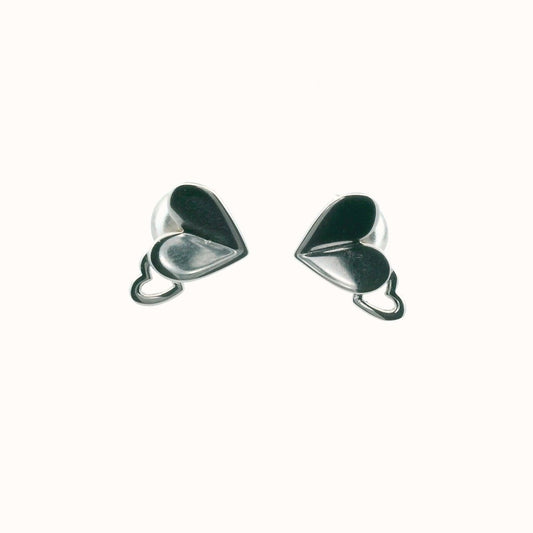 Charriol Sterling Silver Heart Earrings