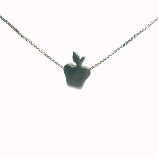 Janna Sterling Silver Apple Necklace