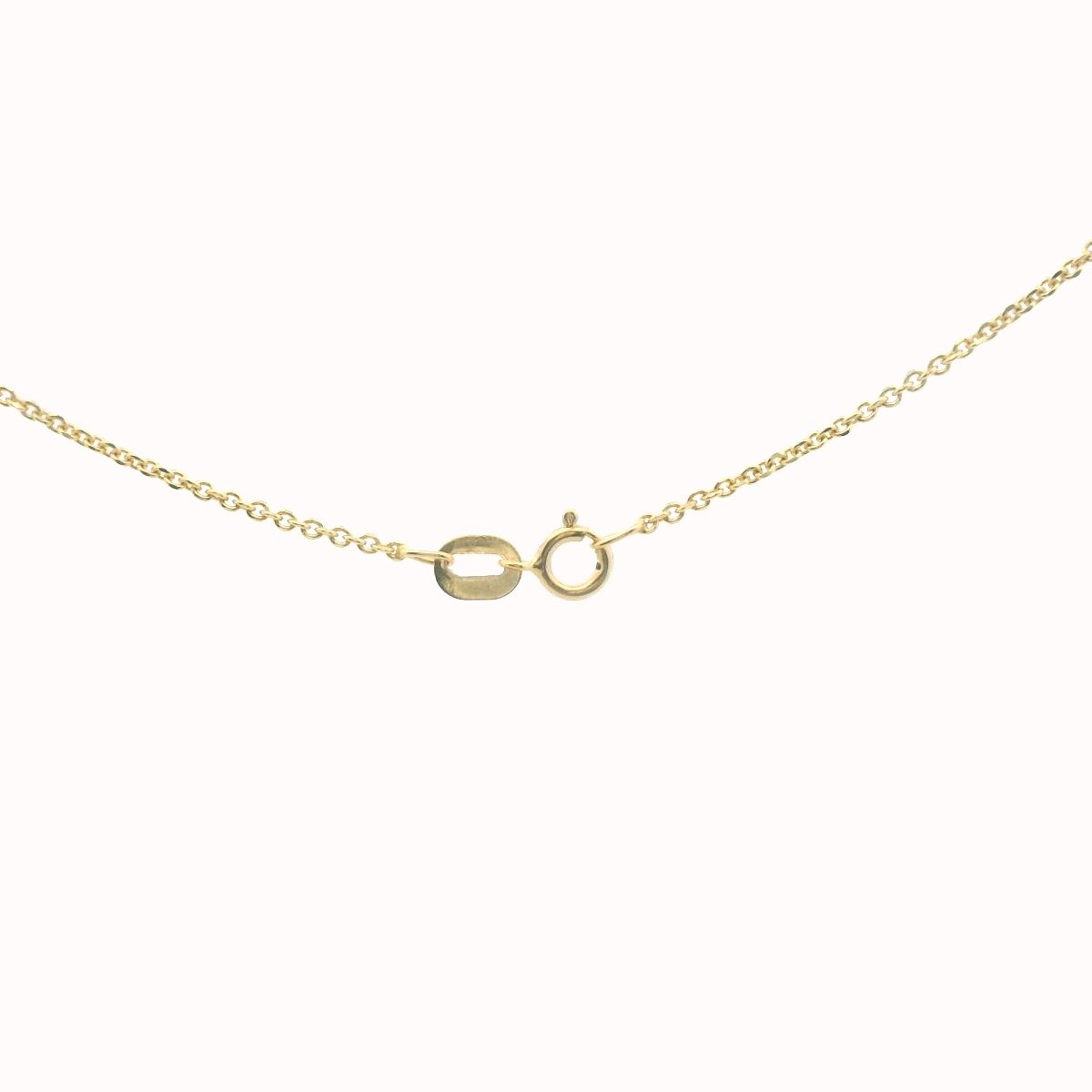 14K Yellow Gold Multi-Color Enamel Lollipop Necklace