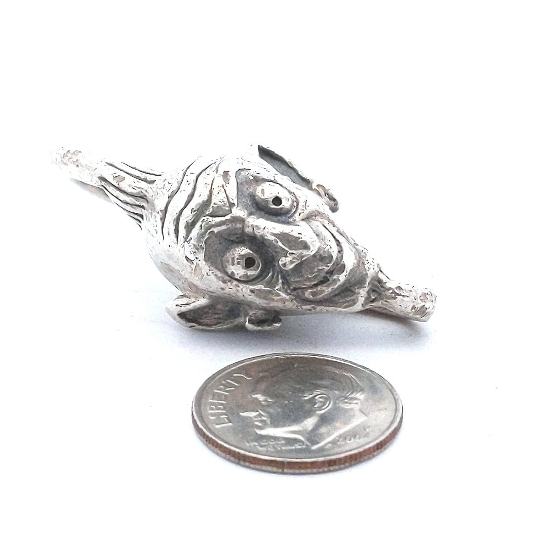 Designer $600 Sterling Sounds of Beauty Pieces of Eight Pendant