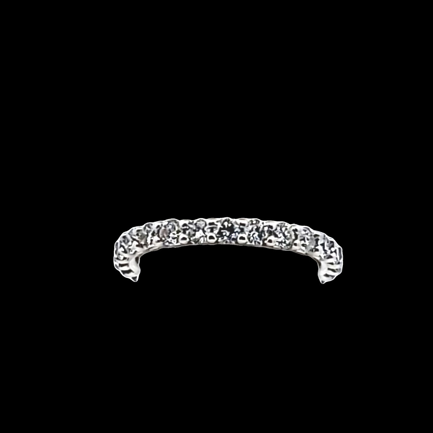 Platinum Natural Diamond Eternity Band