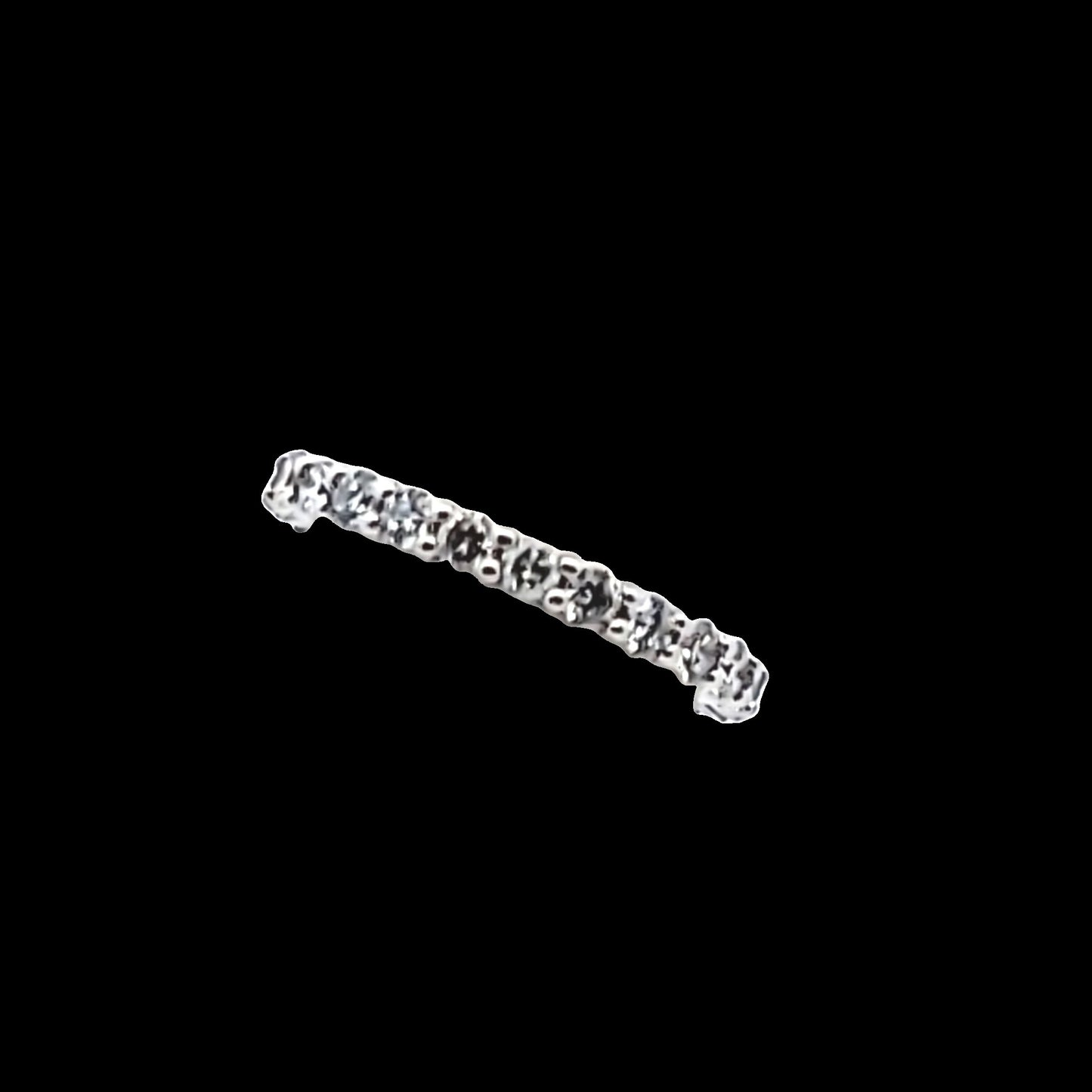 Platinum Natural Diamond Eternity Band