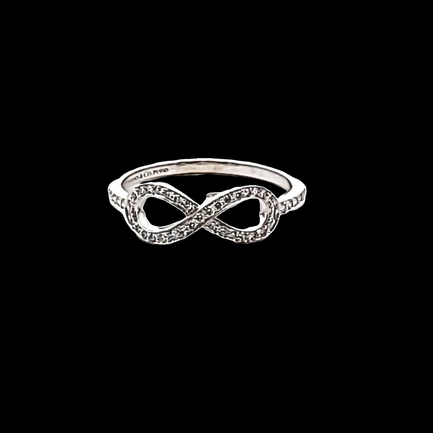 Tiffany & Co. Platinum Natural Diamond Infinity Ring