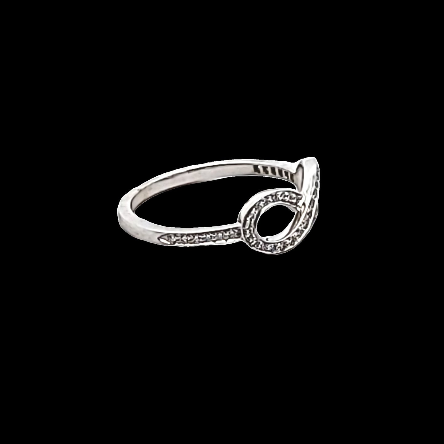 Tiffany & Co. Platinum Natural Diamond Infinity Ring