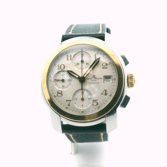 Baume & Mercier MV045217 Steel & 18K Gold Automatic Chronograph Watch
