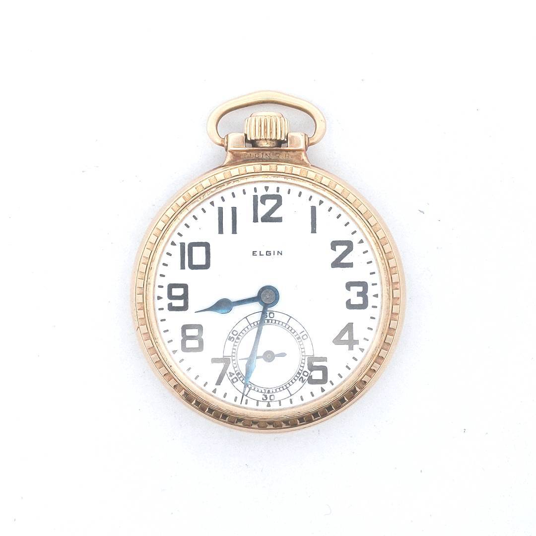 12K Gold Filled Elgin B.W. Raymond 21 Jewels 5 Position Pocket Watch