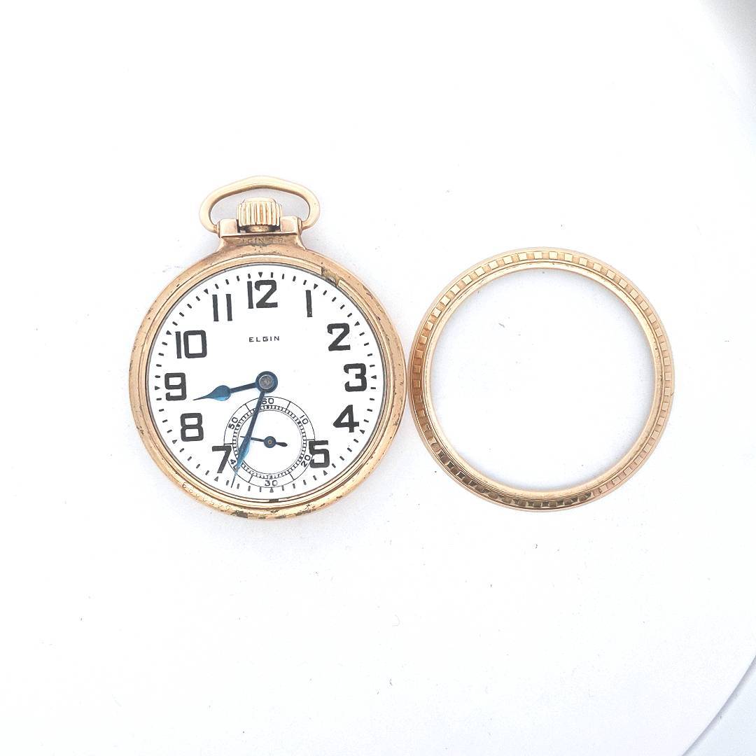 12K Gold Filled Elgin B.W. Raymond 21 Jewels 5 Position Pocket Watch