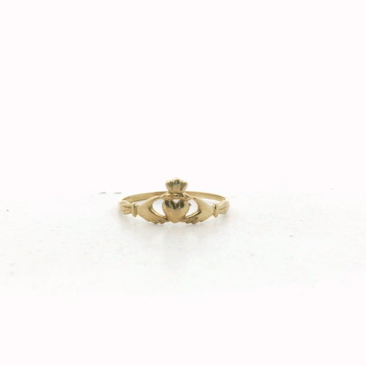 10K Yellow Gold Claddagh Ring