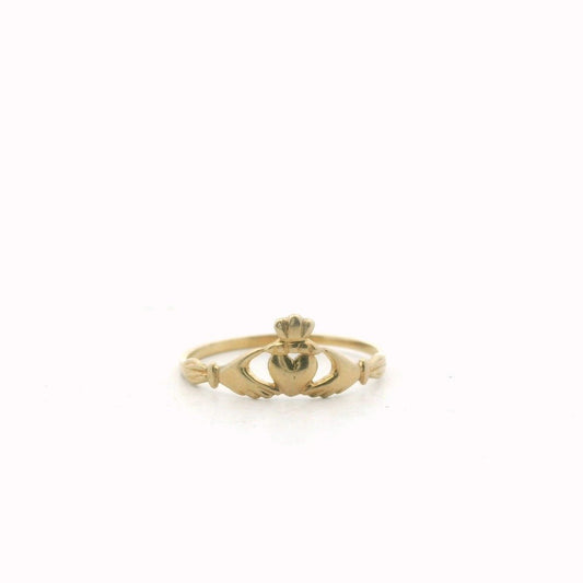 10K Yellow Gold Claddagh Ring
