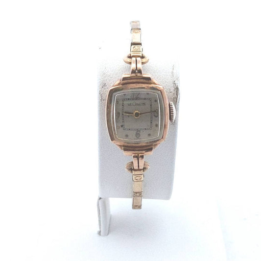 Vintage 10K Gold Filled Ladies LeCoultre Cal 460 Manual Wind Watch