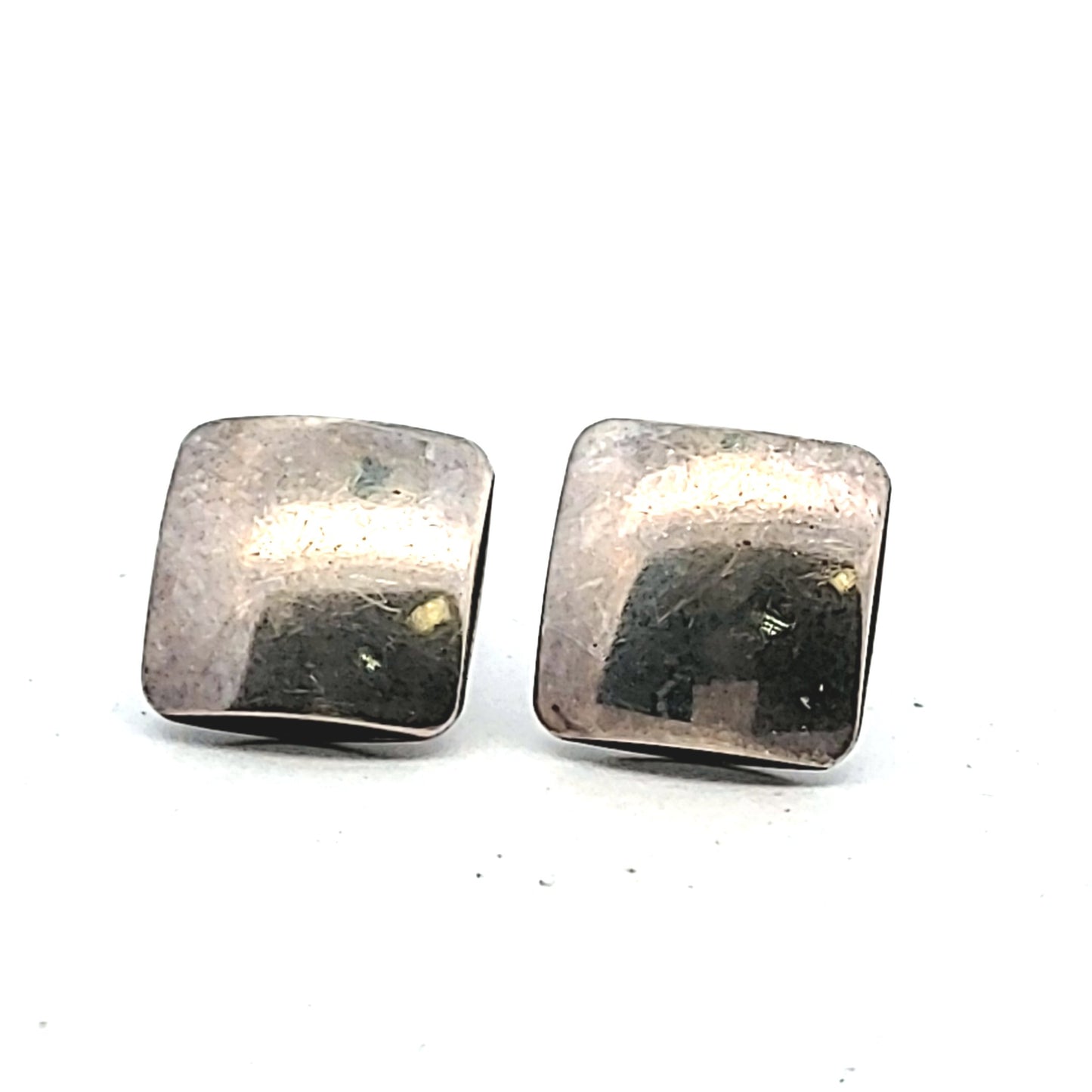 Vintage Sterling Silver Capo Midcentury Modernist Cufflinks