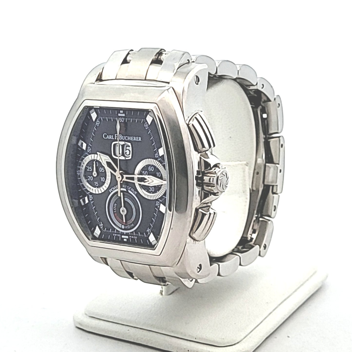 Carl F. Bucherer Patravi T-Graph 10615.08 Steel Automatic Power Reserve Watch