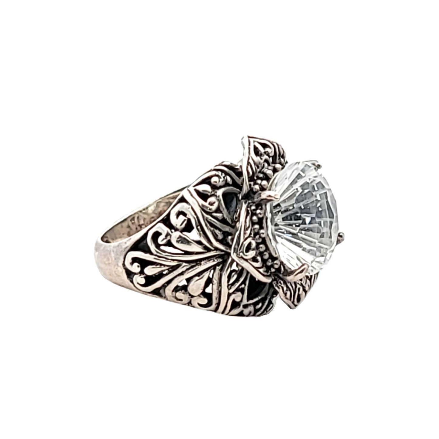 Sarda Sterling Silver Quartz Ring