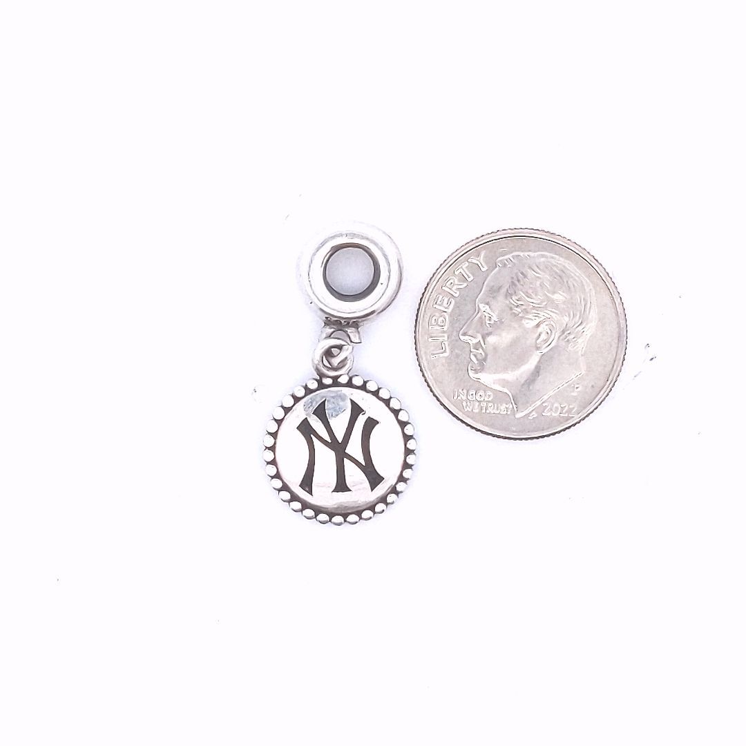 Designer Sterling Pandora New York Yankees Charm