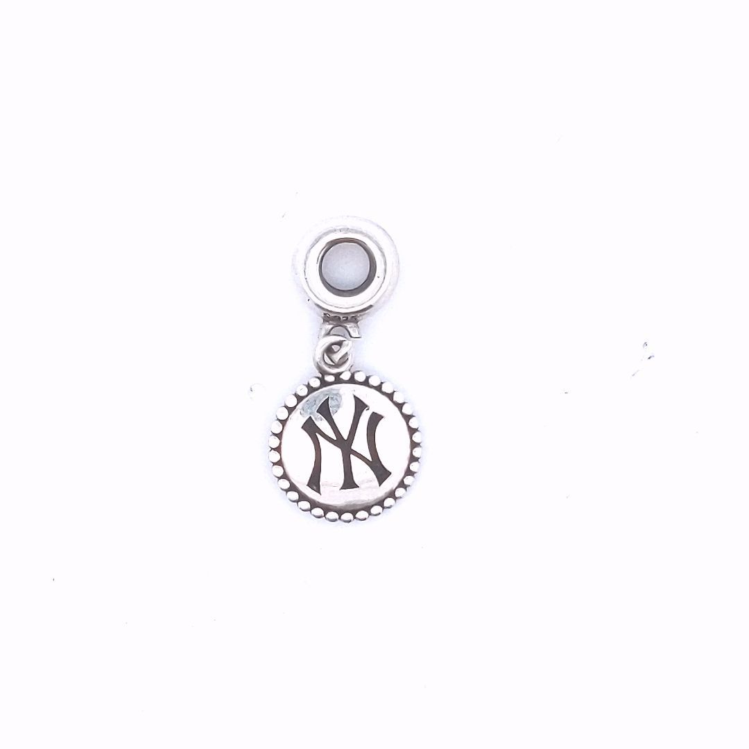 Designer Sterling Pandora New York Yankees Charm