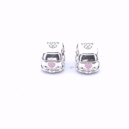 Designer Pandora Camper Van Sterling Love Charm