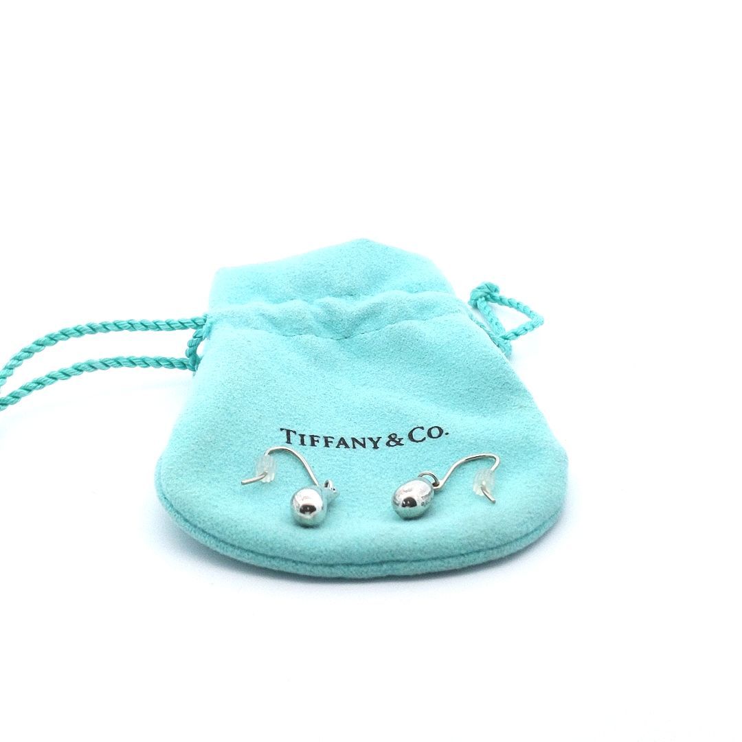 Designer $250 Tiffany & Co Sterling Silver Elsa Peretti Teardrop Earrings