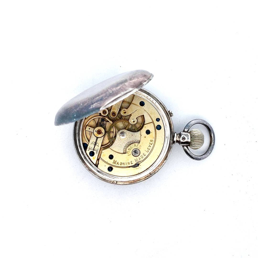 Antique Longines Machine Made Lever Pocket Watch