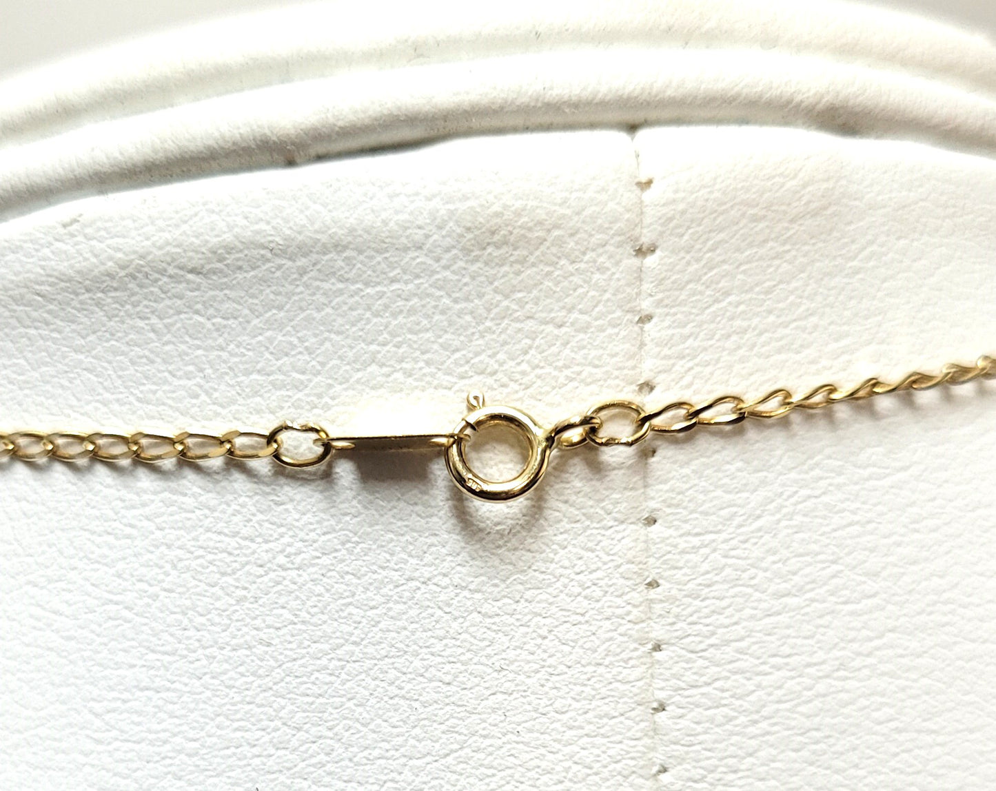 Estate $700 14K Yellow Gold Briolette Peridot Drop Necklace