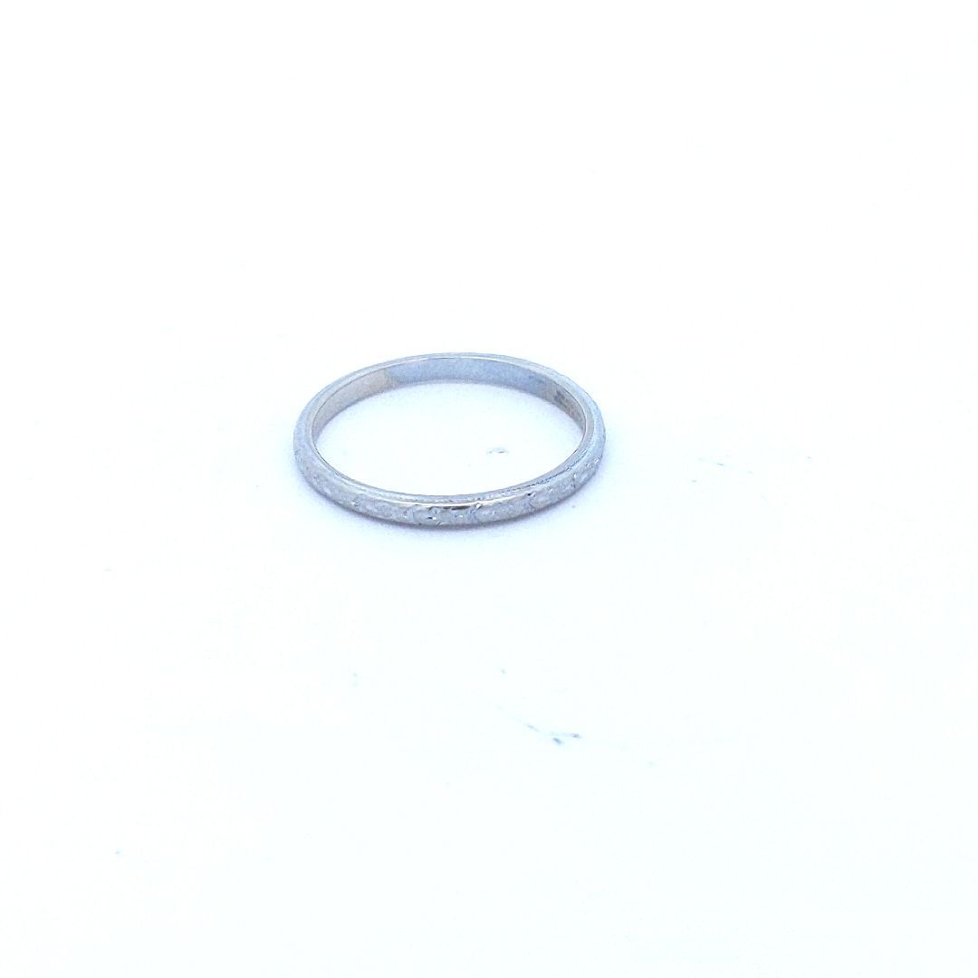 Antique $300 18K White Gold Cherry Blossom Wedding Band