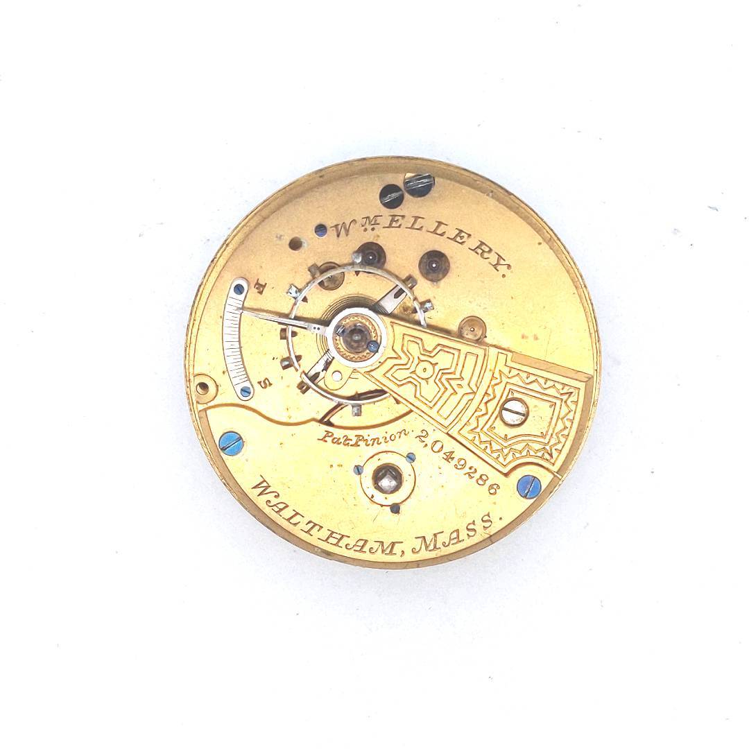Antique Waltham 18 Size Key Wind Wm. Elery Pocket Watch