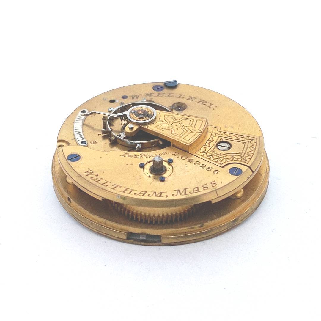 Antique Waltham 18 Size Key Wind Wm. Elery Pocket Watch
