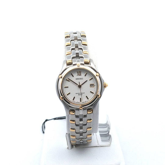 Seiko SXE586 Le Grand Two Tone Stainless Steel Quartz Watch