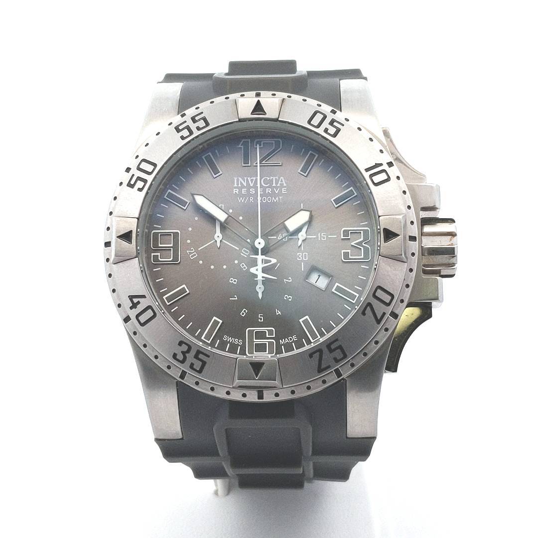 Estate Invicta Reserve 1414 Stainless Steel Quartz Watch